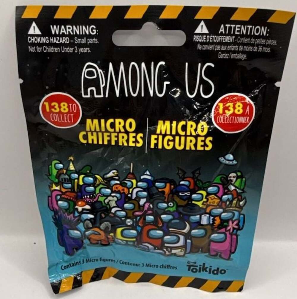Among Us Toikido Micro Figures 3-Pack Blind Bag